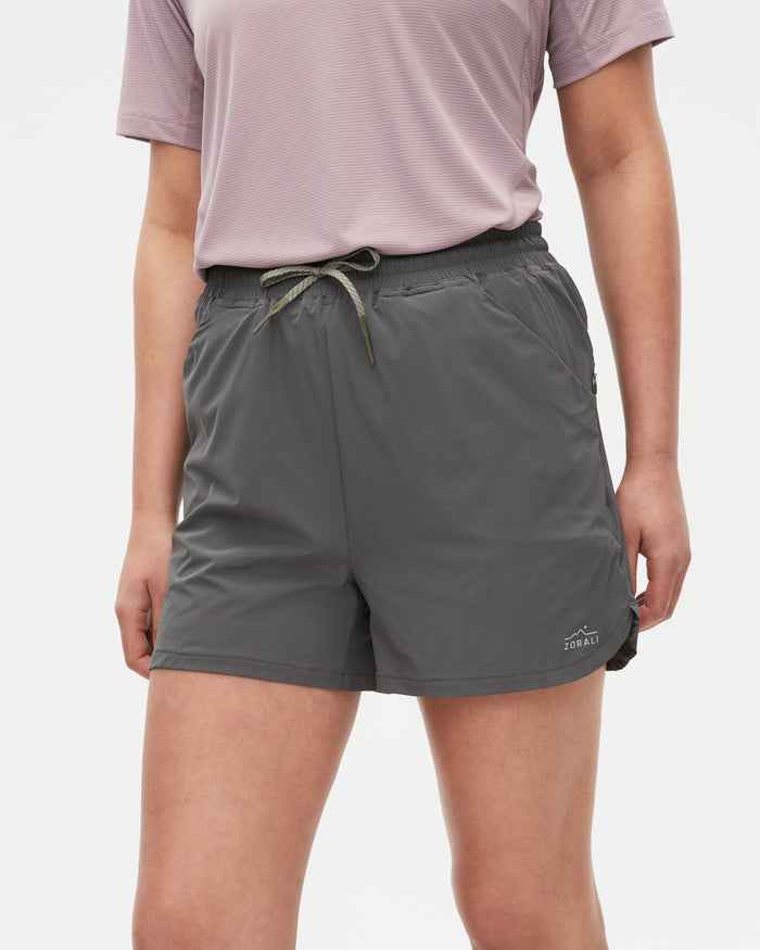 Bianca wearing the Ash shorts, size 8