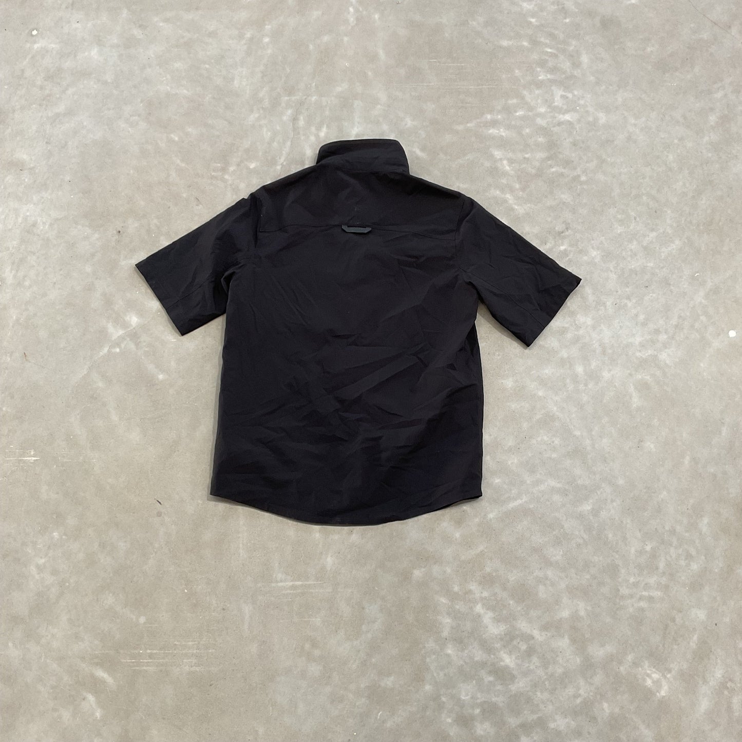 UPF50+ Button Up Shirt Black M - Development Sample