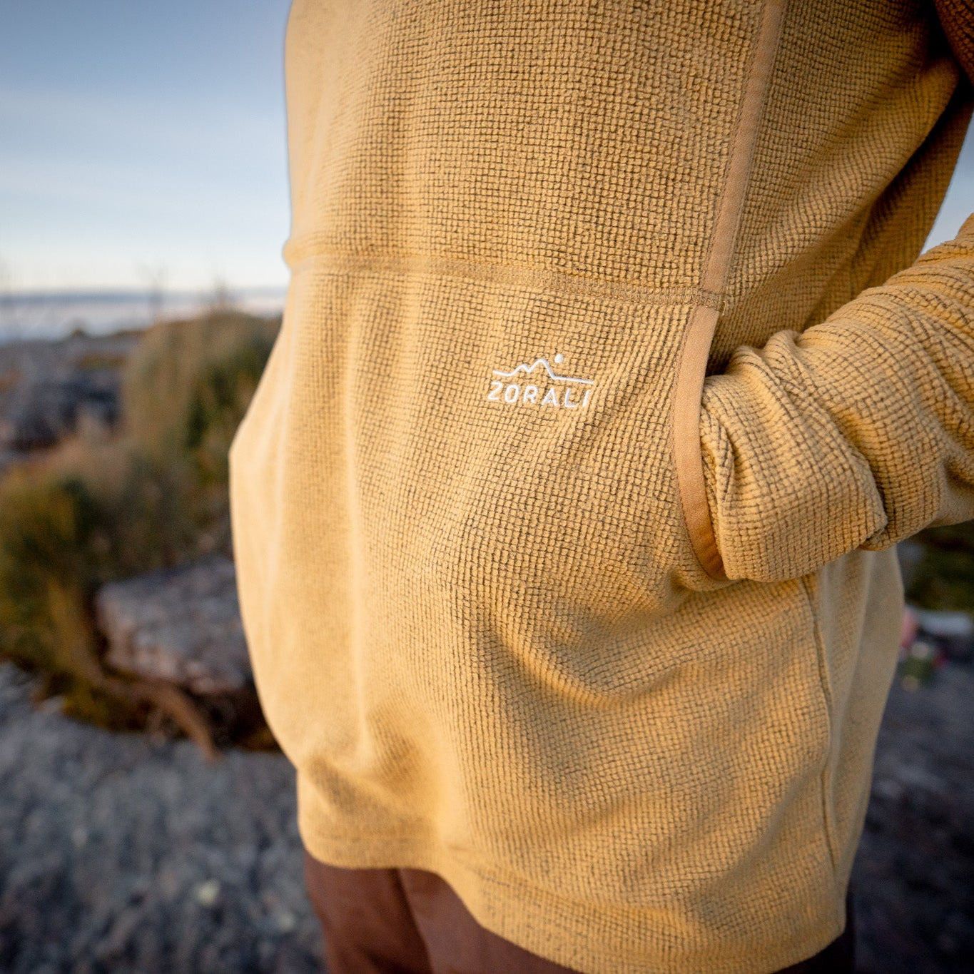 Mens Air-Grid™ Fleece Mustard
