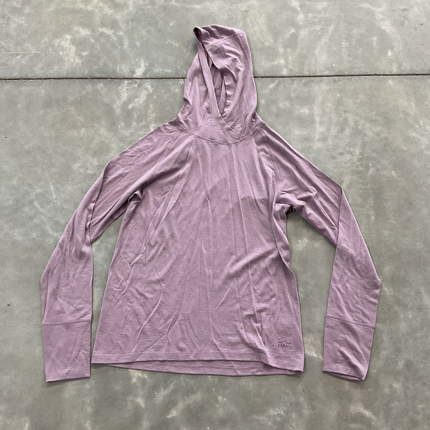 Impeccably Imperfect Womens Merino LS Hoody Lilac – Zorali