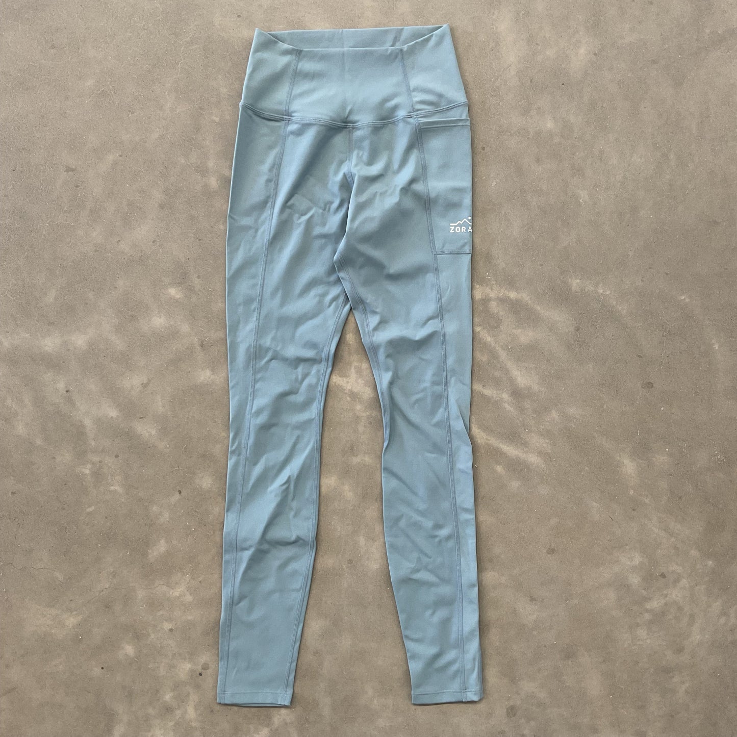 Impeccably Imperfect Womens Move Leggings Sky Blue