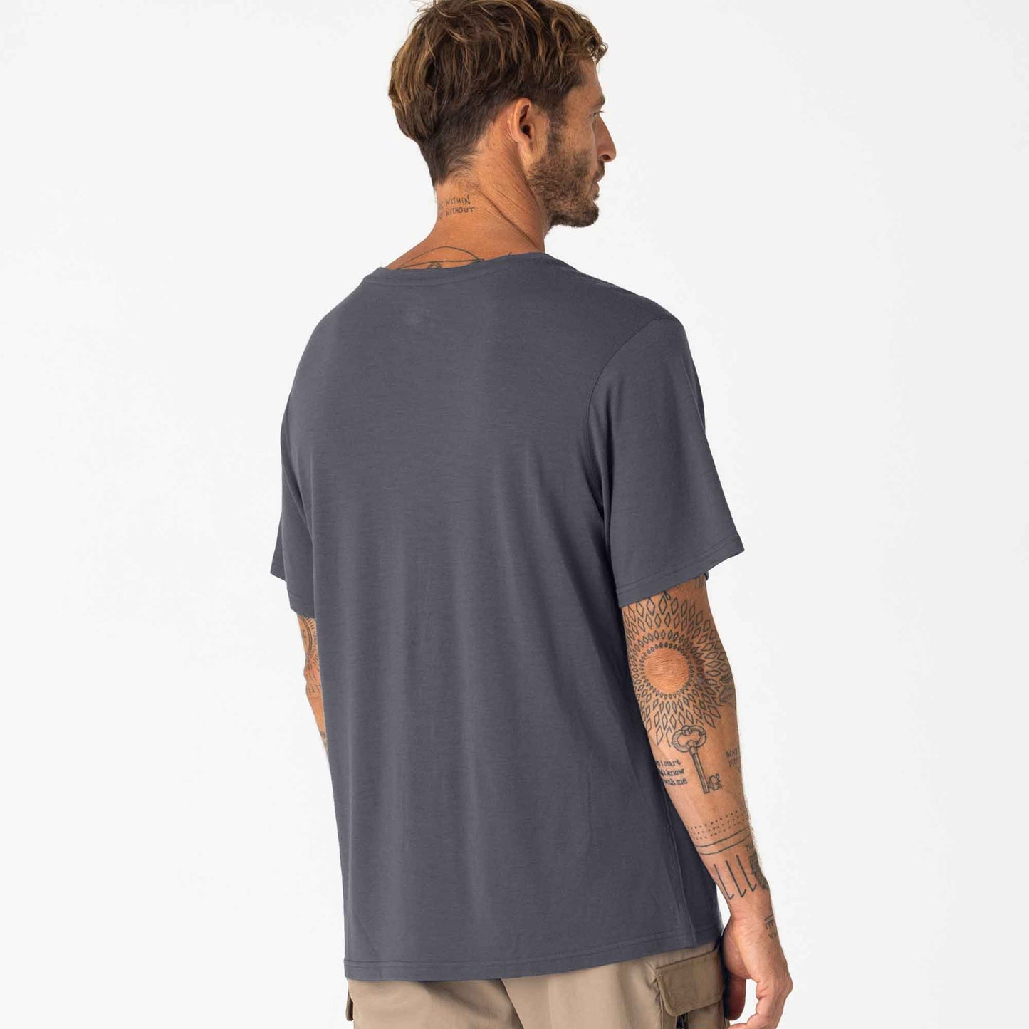 Mens Merino T-Shirt Ash