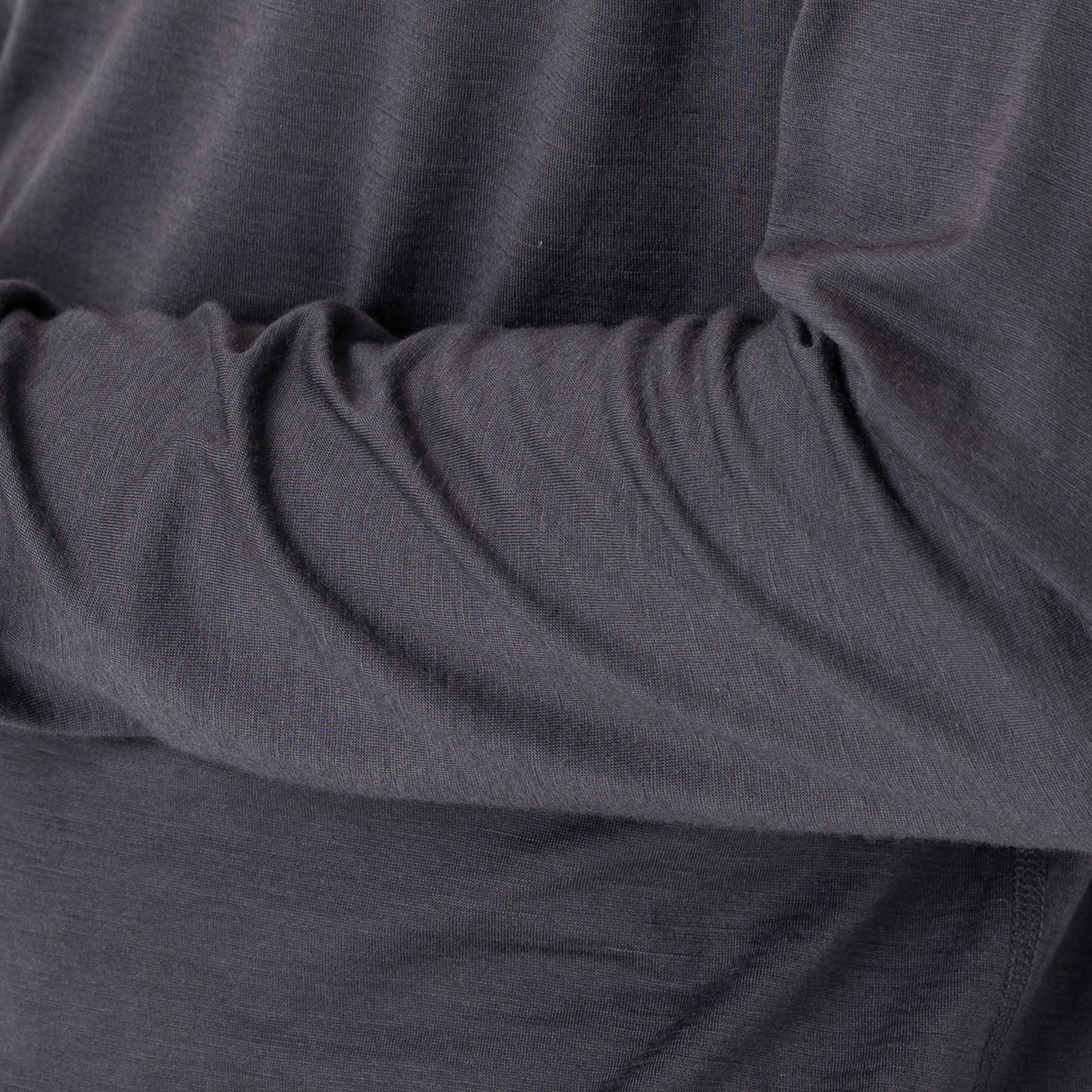 Mens Merino LS Base Layer Ash