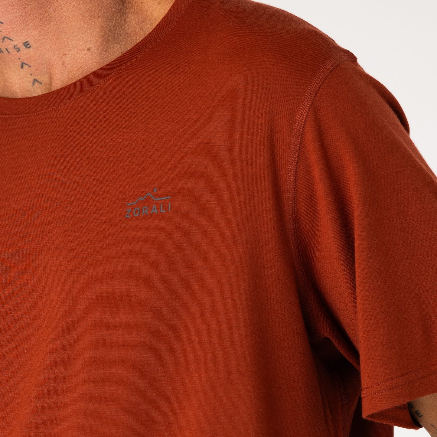 Mens Merino T-Shirt Tannin