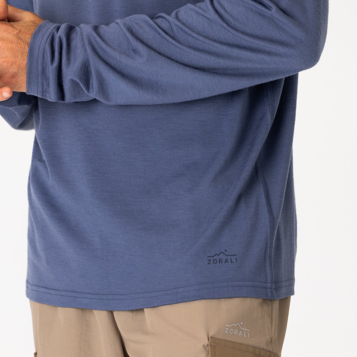 Mens Merino LS Hoody Elysian