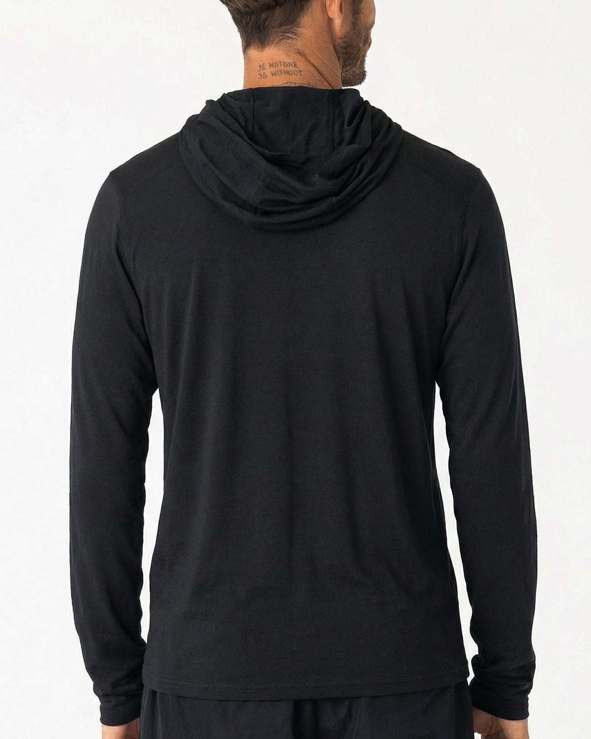 Mens Merino LS Hoody Charcoal