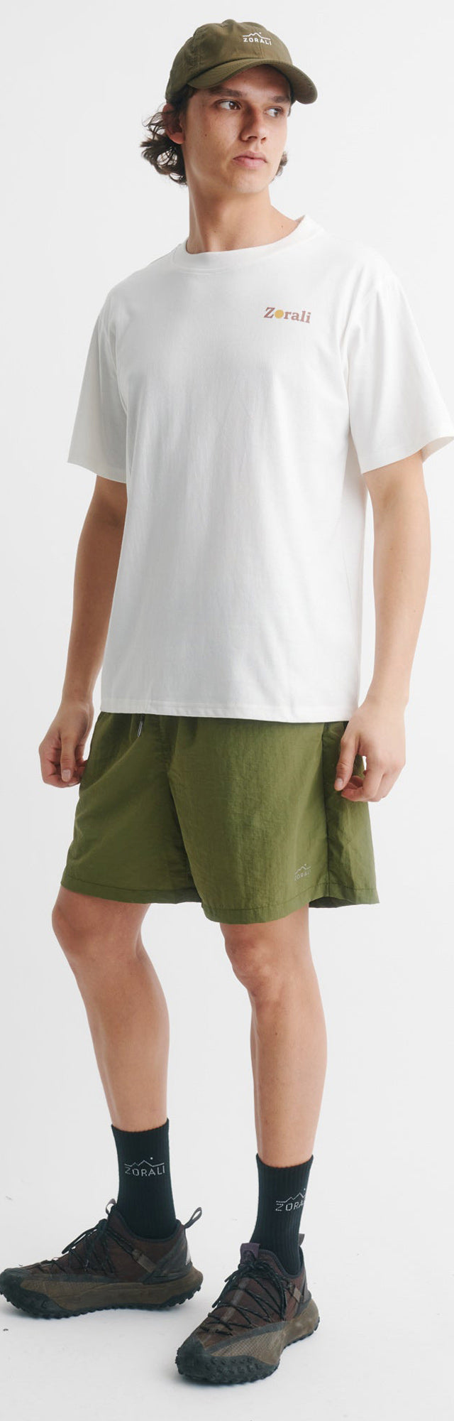 Mens Rugged Recycled Short Olive