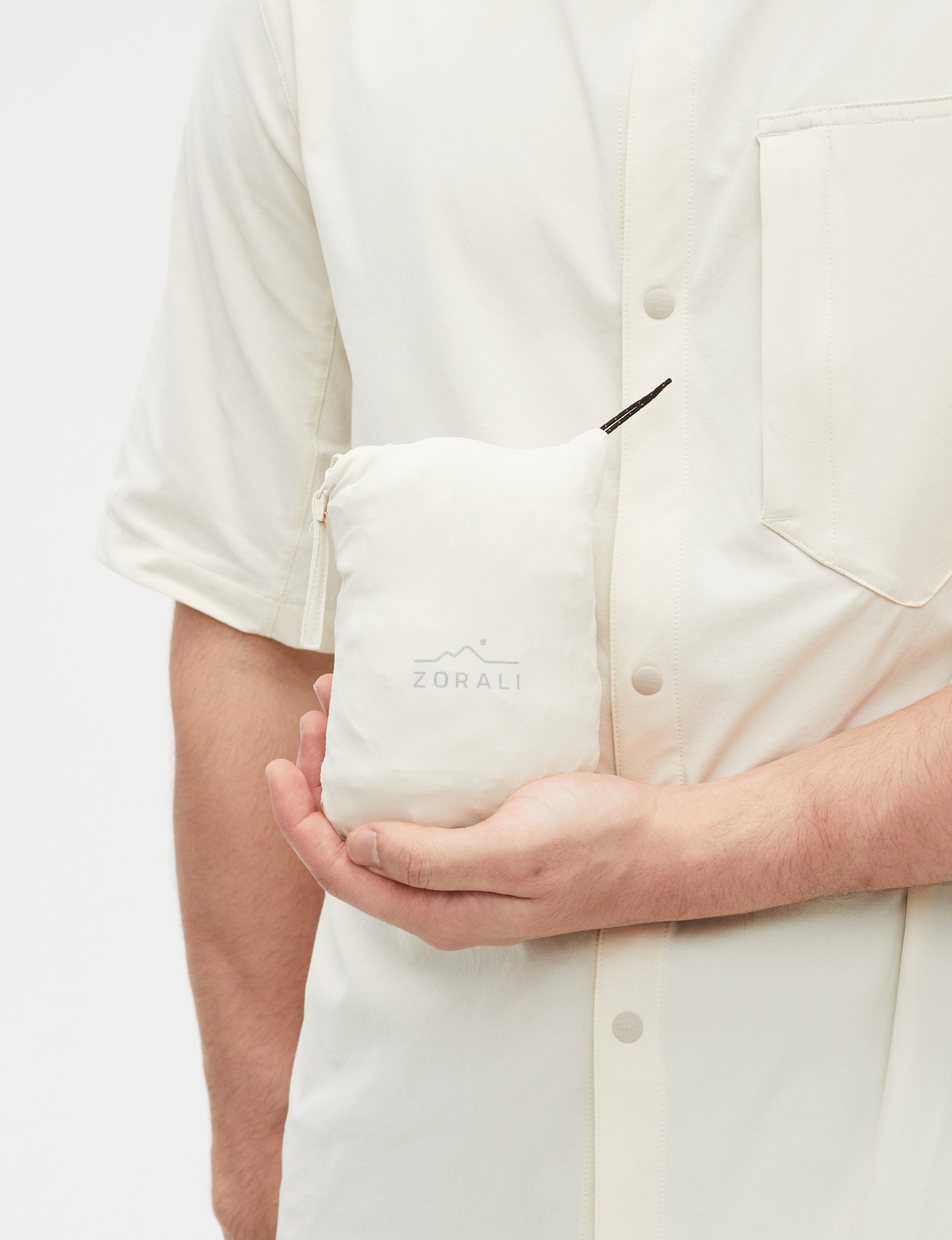 Packs into its own chest pocket on the Beachwood Daylight™ Technical Short Sleeve Shirt