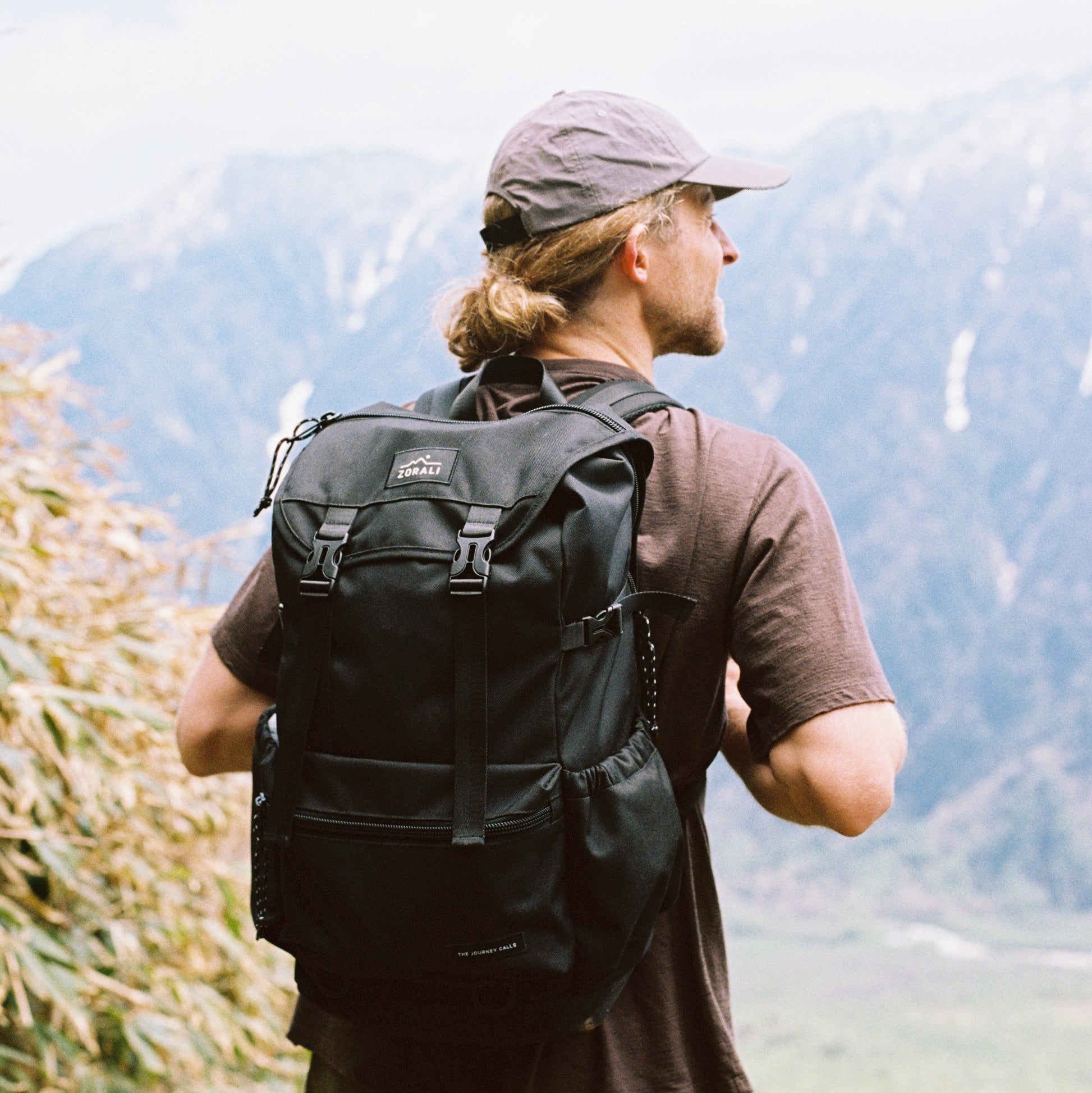 backpack travel murah Hiking Travel Backpack with Laptop Pouch