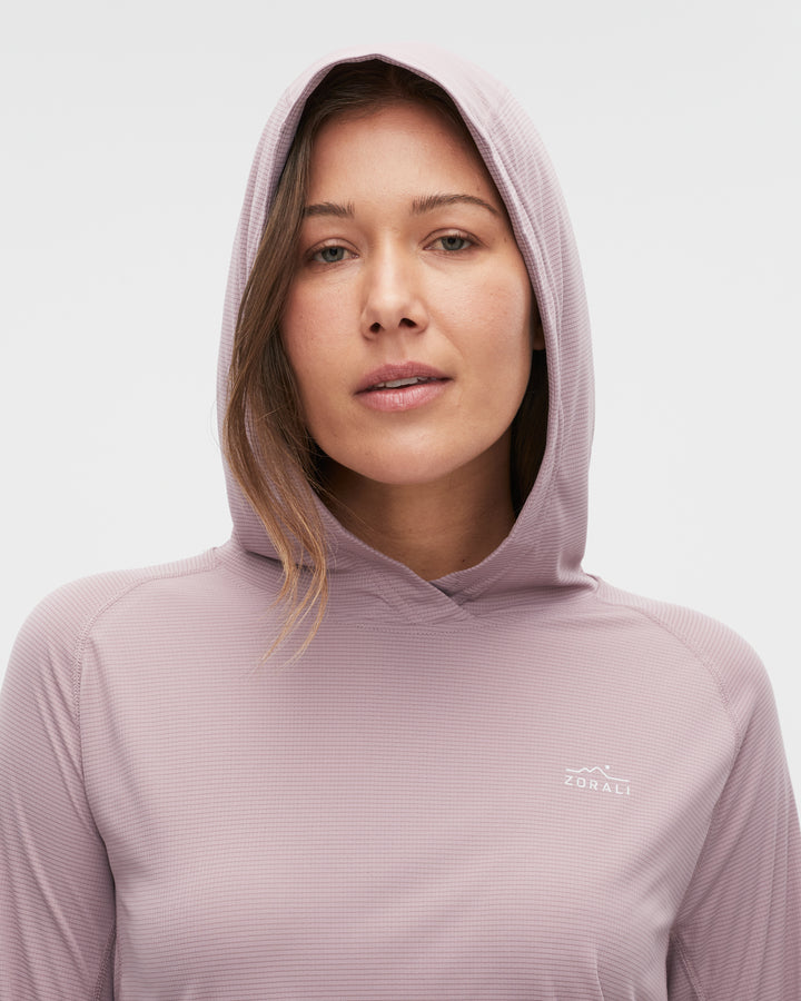 Womens Daylight™ Sun Hoody in Mauve