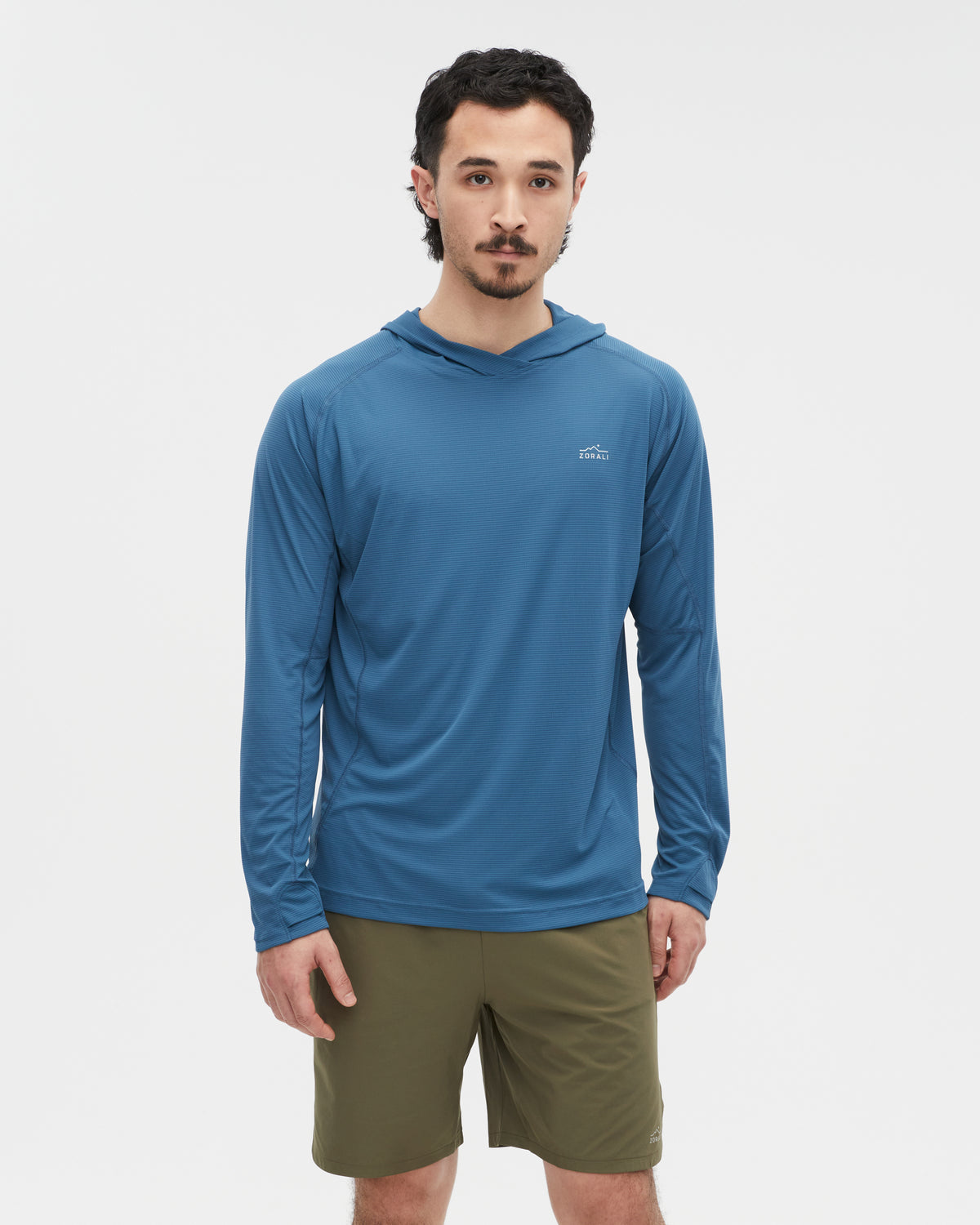 Men's Daylight™ Sun Hoody Tasman Blue, view 3