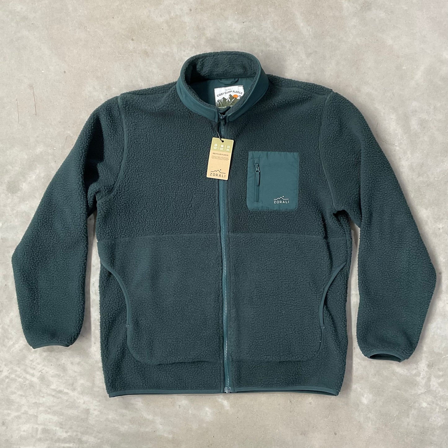 Impeccably Imperfect Mens Cosy Camp™ Fleece Pine Green