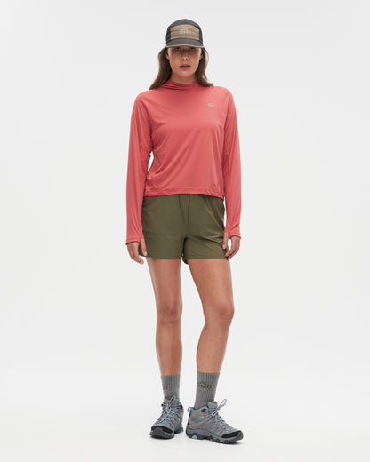 Women's Daylight™ Sun Hoody Mineral Red, view 1