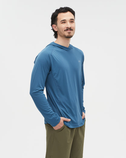 Men's Daylight™ Sun Hoody Tasman Blue, view 4