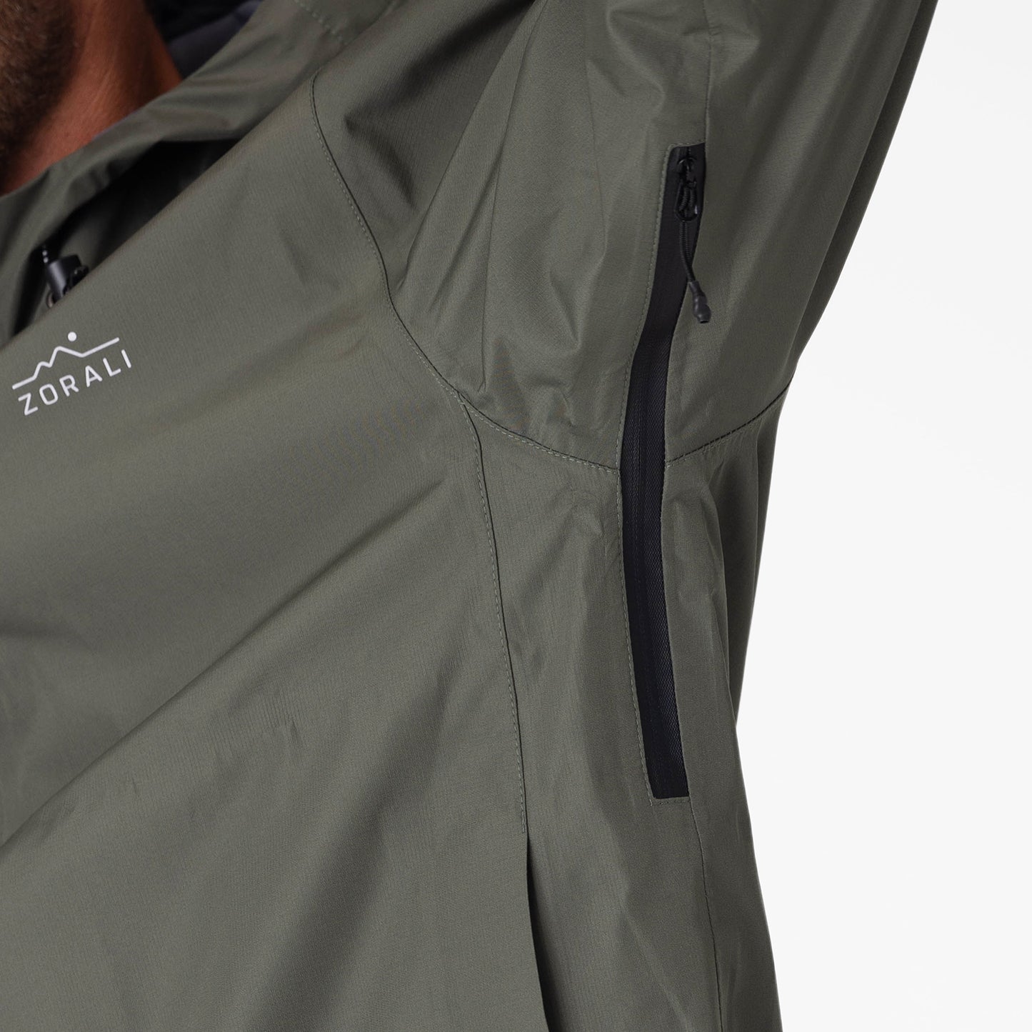 Horizon 3L Rain Jacket Dried Tea