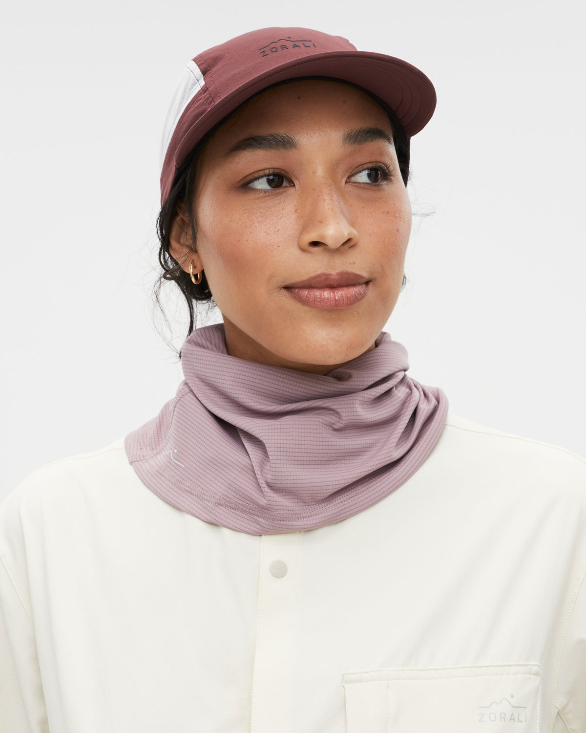 Unisex Daylight™ Neck Gaiter Mauve, view 1