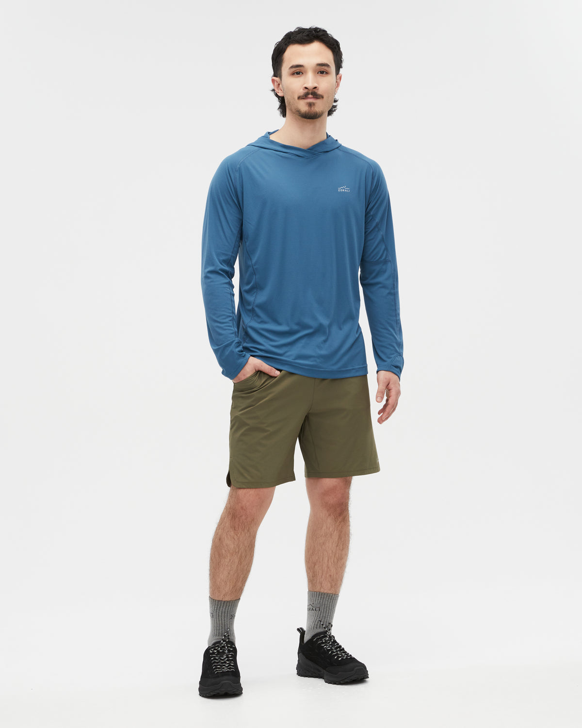 Men's Daylight™ Sun Hoody Tasman Blue, view 2