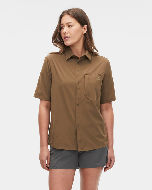 Unisex Daylight™ Technical Short Sleeve Shirt Teak, view 2