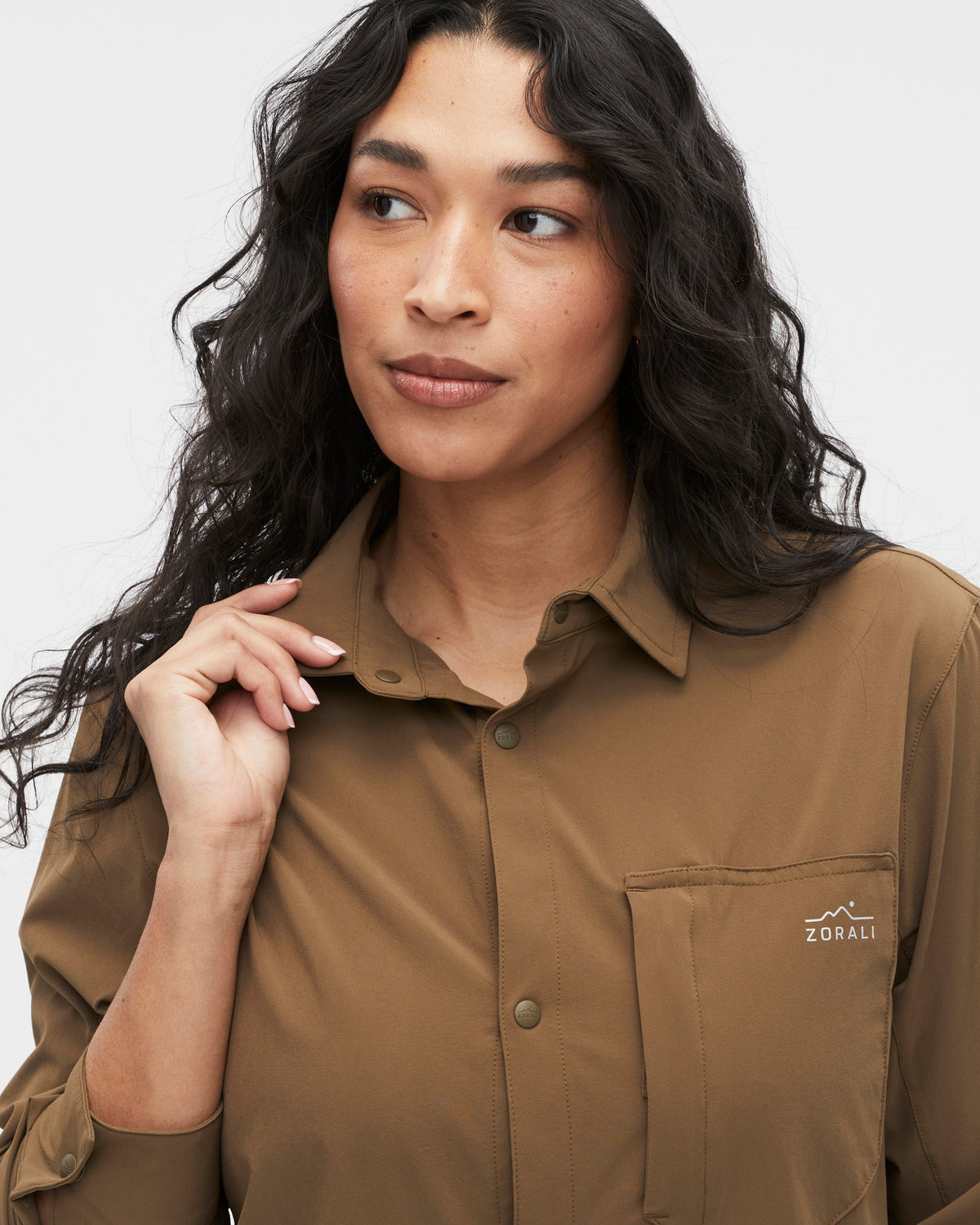 Unisex Daylight™ Technical Long Sleeve Shirt Teak, view 3