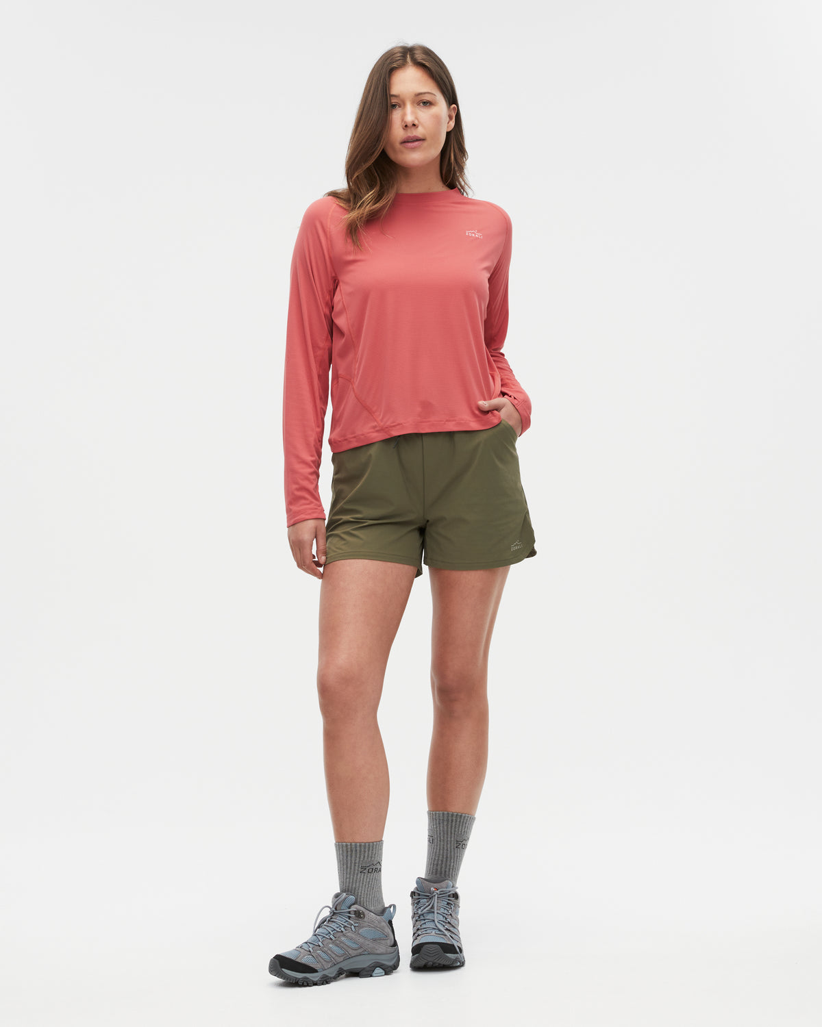 Women's Daylight™ Long Sleeve T-Shirt Mineral Red, view 1