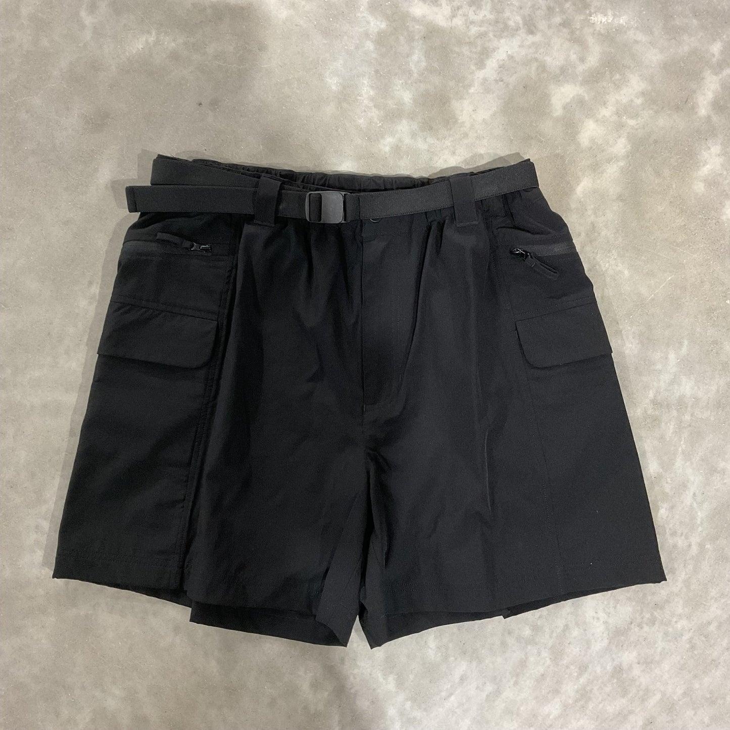 Impeccably Imperfect Womens Technical Shorts Black - Sample
