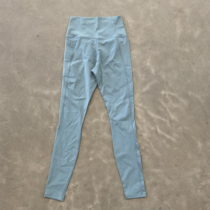 Impeccably Imperfect Womens Move Leggings Sky Blue