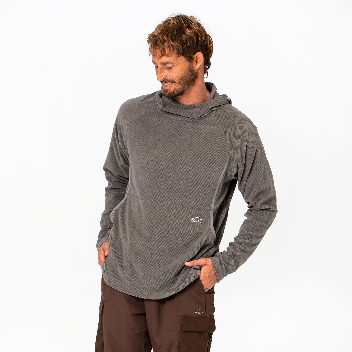 Mens Air-Grid™ Fleece Grey Marle
