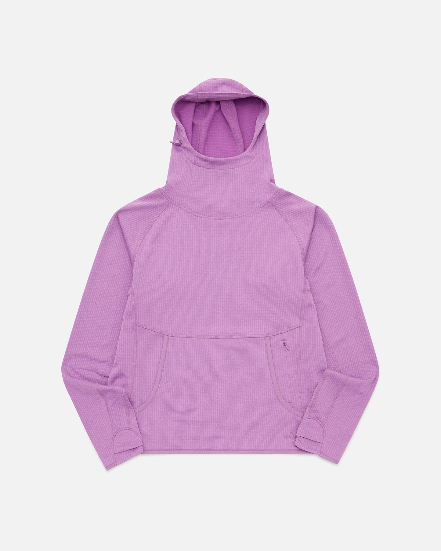 Womens Air-Grid Fleece Dusky Lavender flat lay