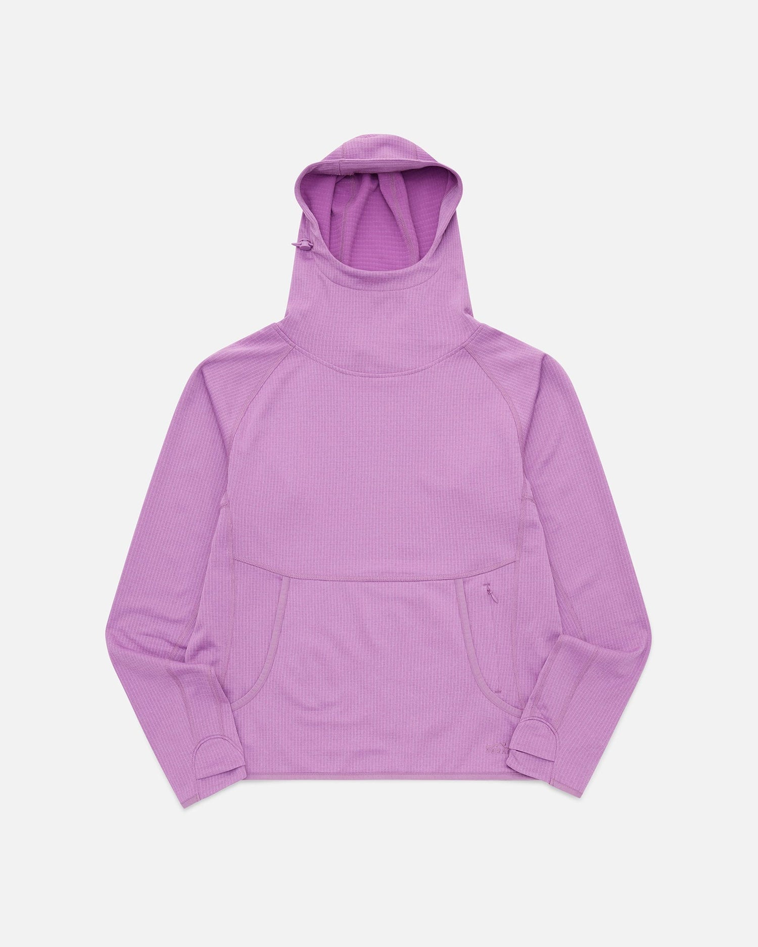Womens Air-Grid Fleece Dusky Lavender flat lay