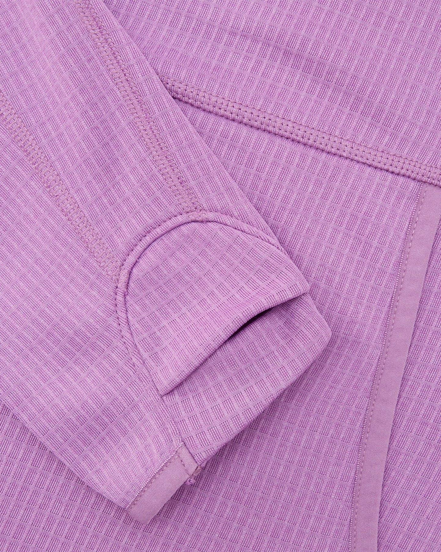 Womens Air-Grid Fleece Dusky Lavender flat lay