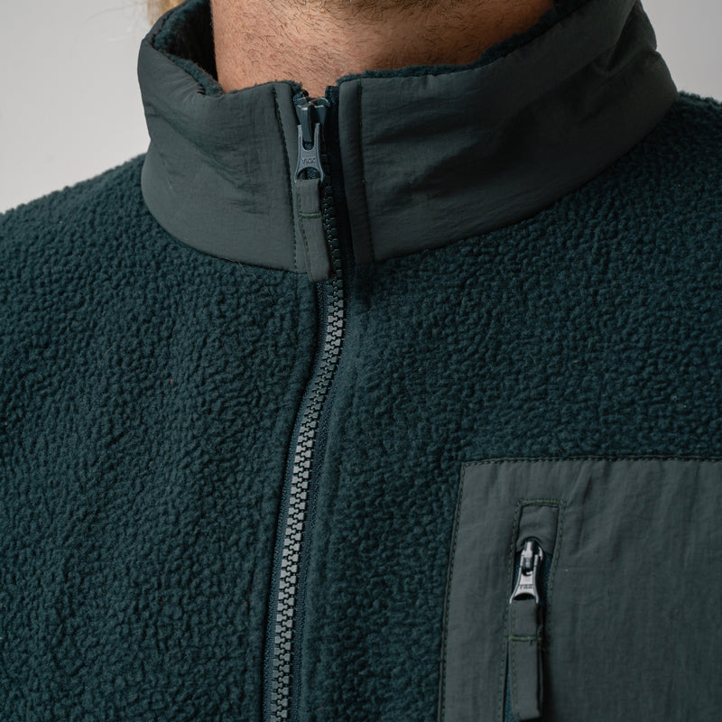 Cosy Camp Fleece Pine Green