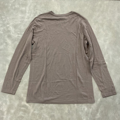 Impeccably Imperfect Mens Merino LS Base Layer Tawny