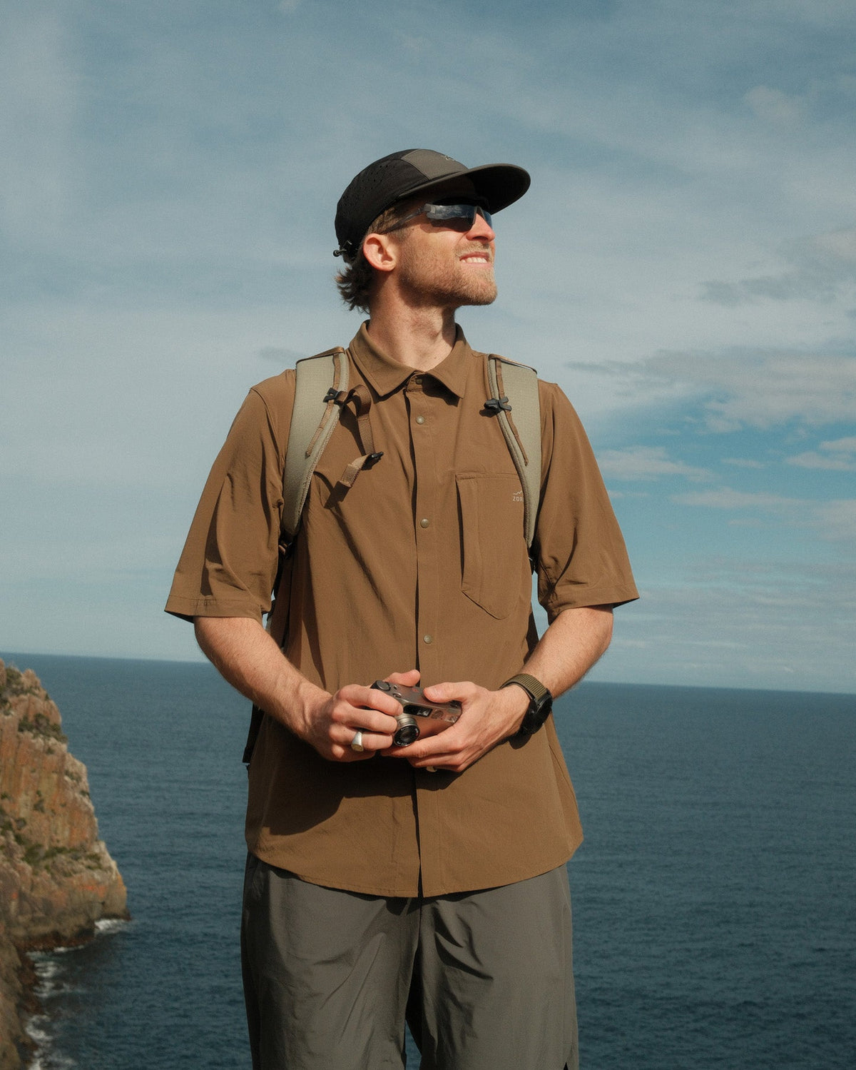 Unisex Daylight™ Technical Short Sleeve Shirt Teak