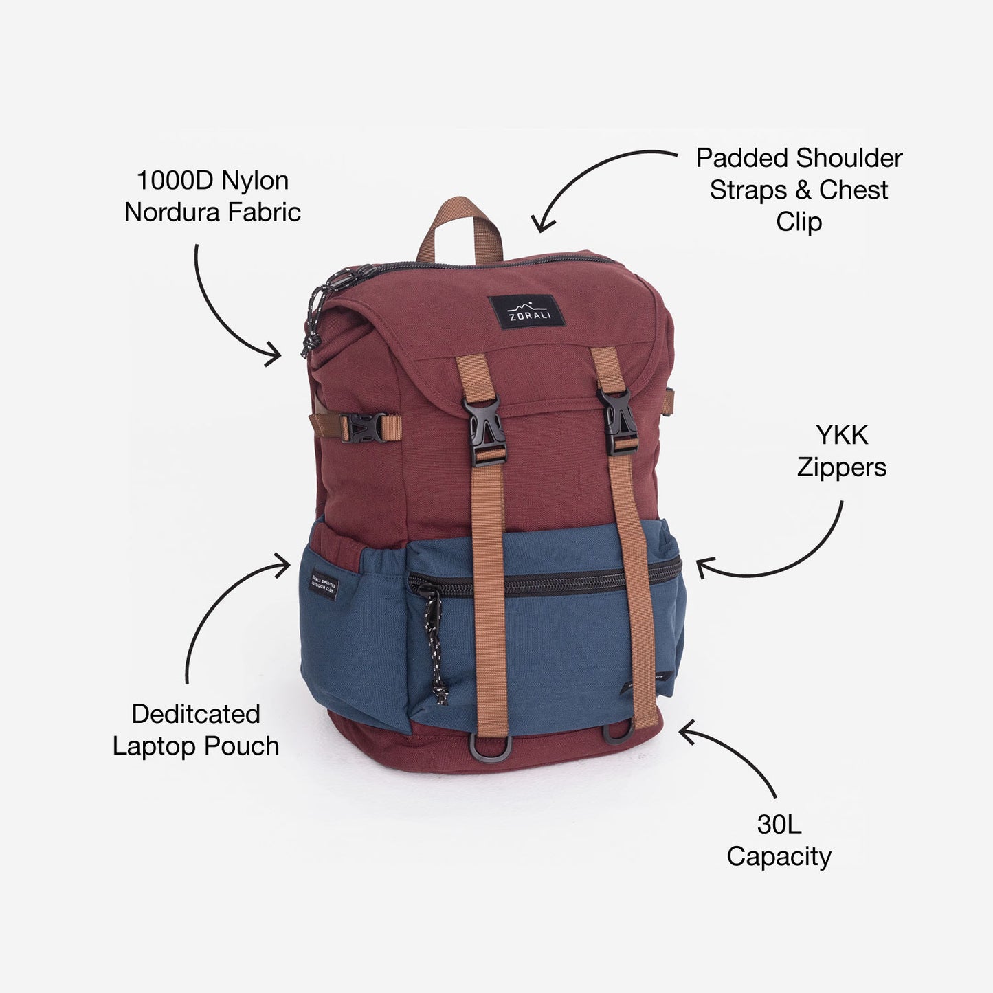 Escapade™ Backpack Burgundy