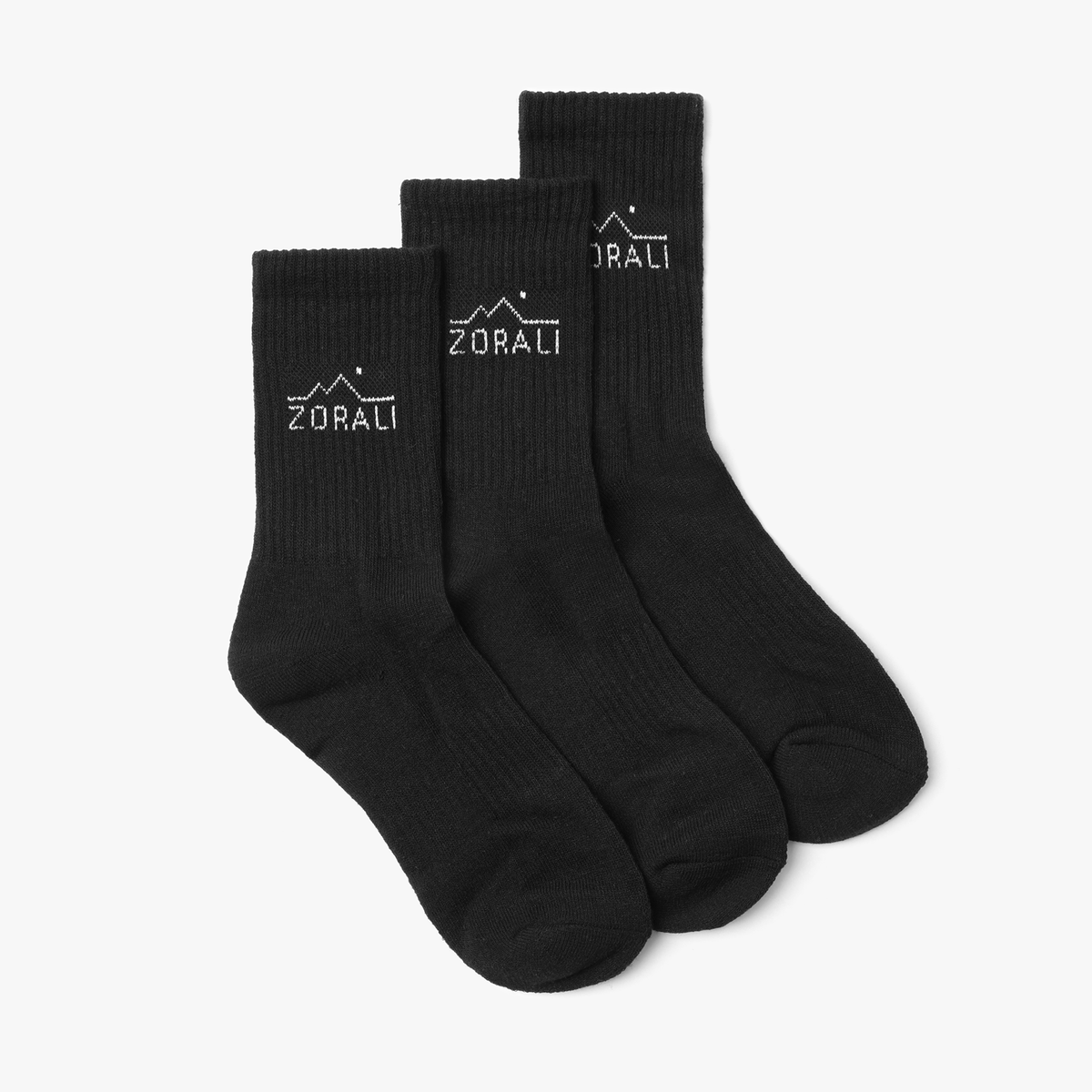 Hemp Everyday Socks 3PK Black