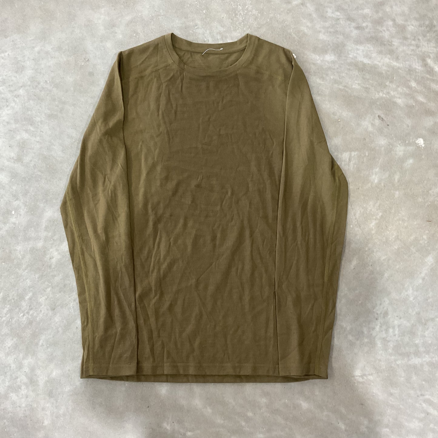 Impeccably Imperfect Mens Merino LS Base Layer Olive