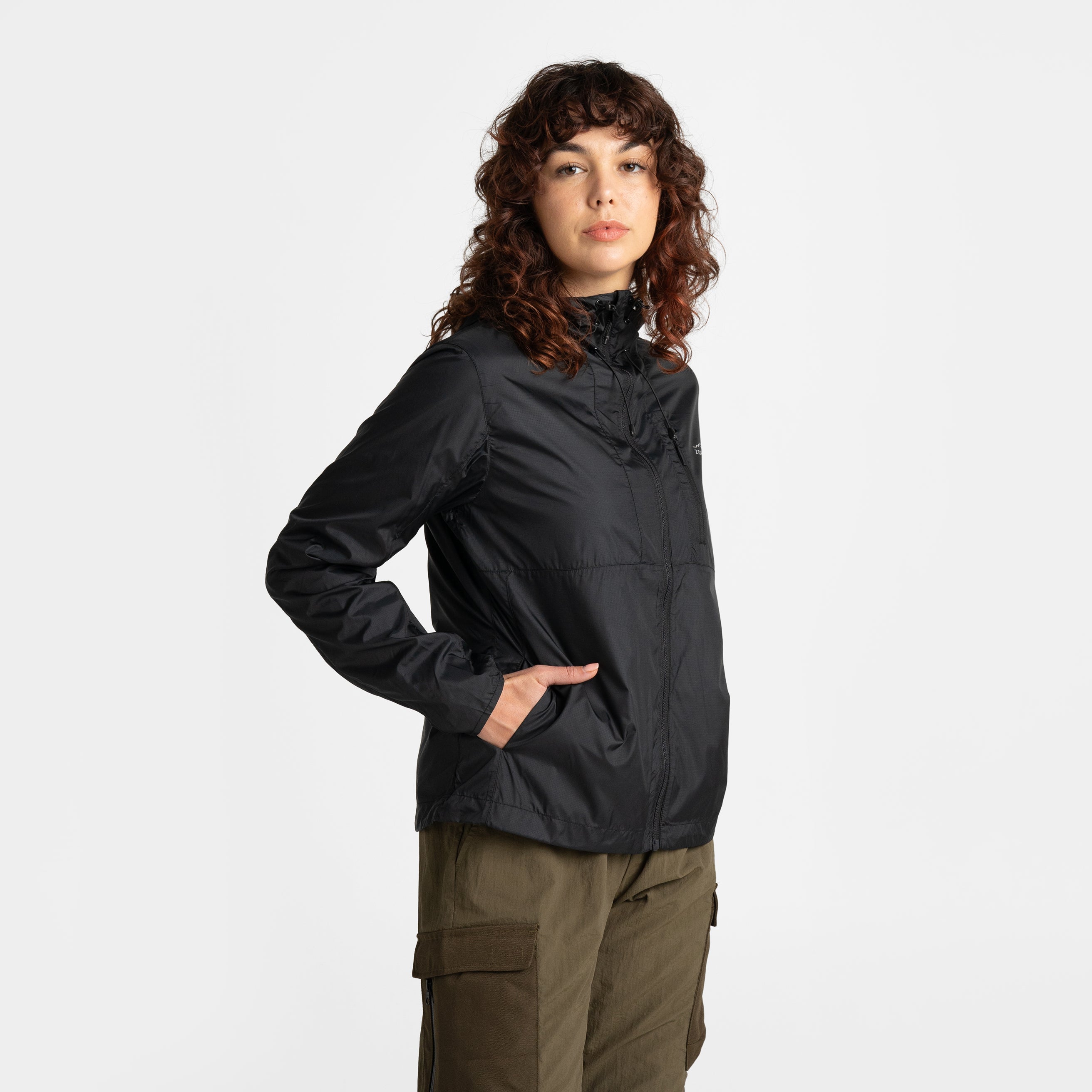 All black windbreaker womens hotsell