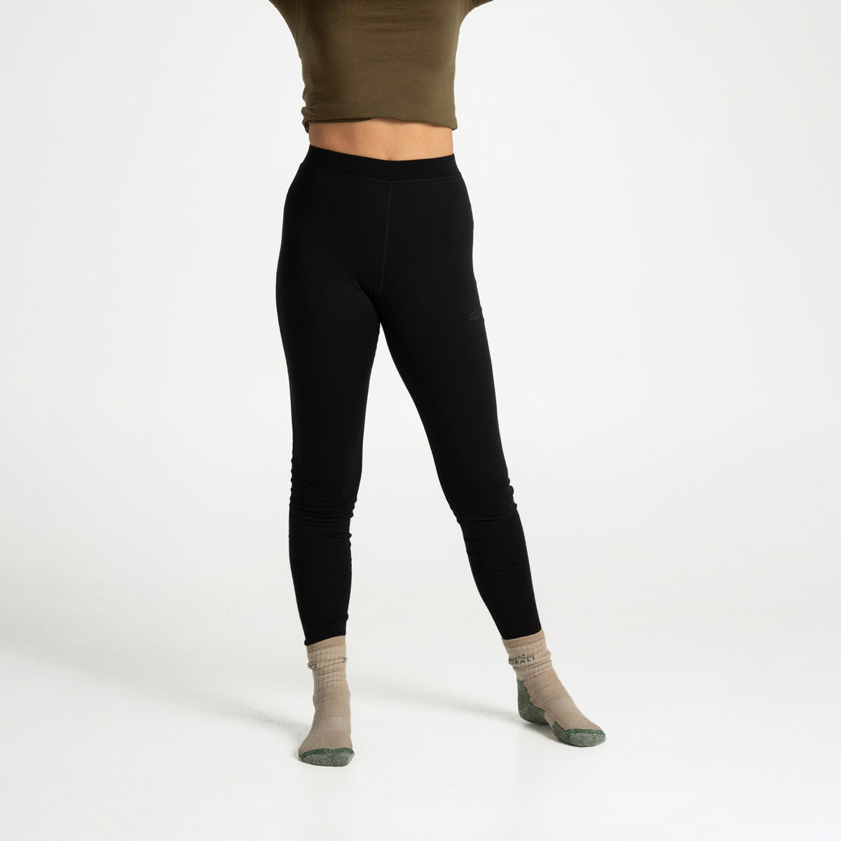 Women's Merino Wool Athletic Leggings With Pockets – Woolx