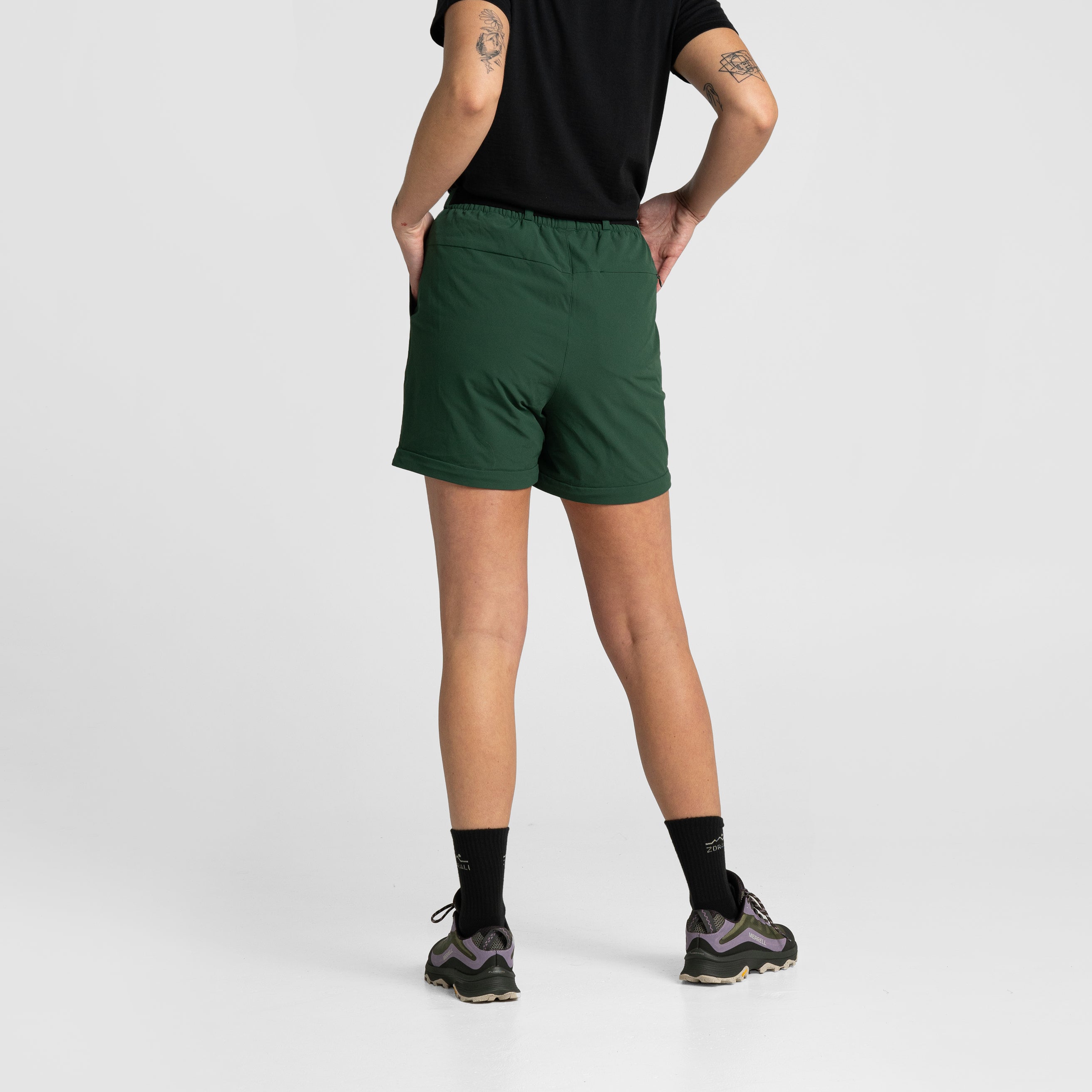 Womens Zip Off Pants Forest