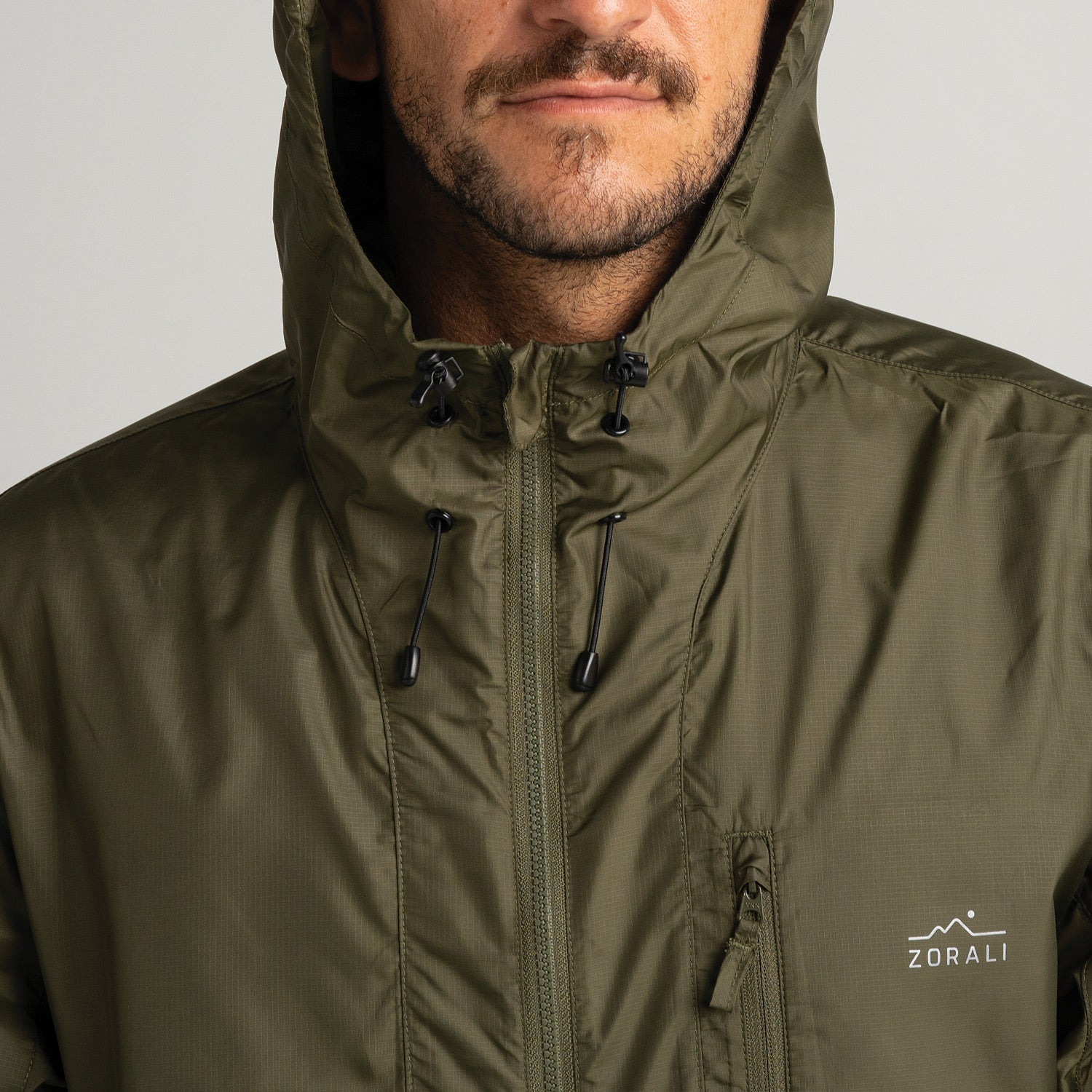 Windbreaker oliv sale