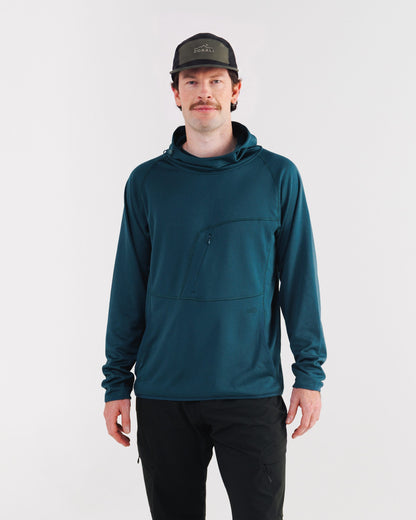 Mens Air-Grid Fleece Deep Sea