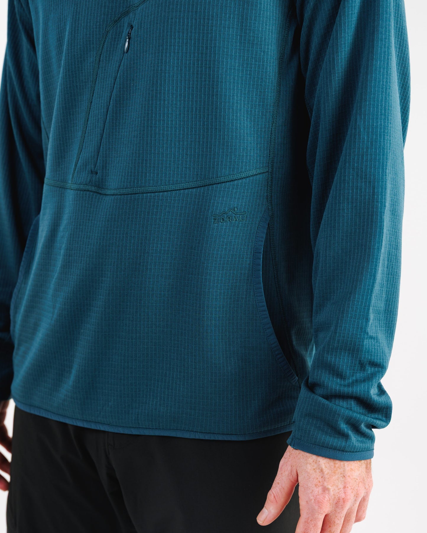 Mens Air-Grid Fleece Deep Sea