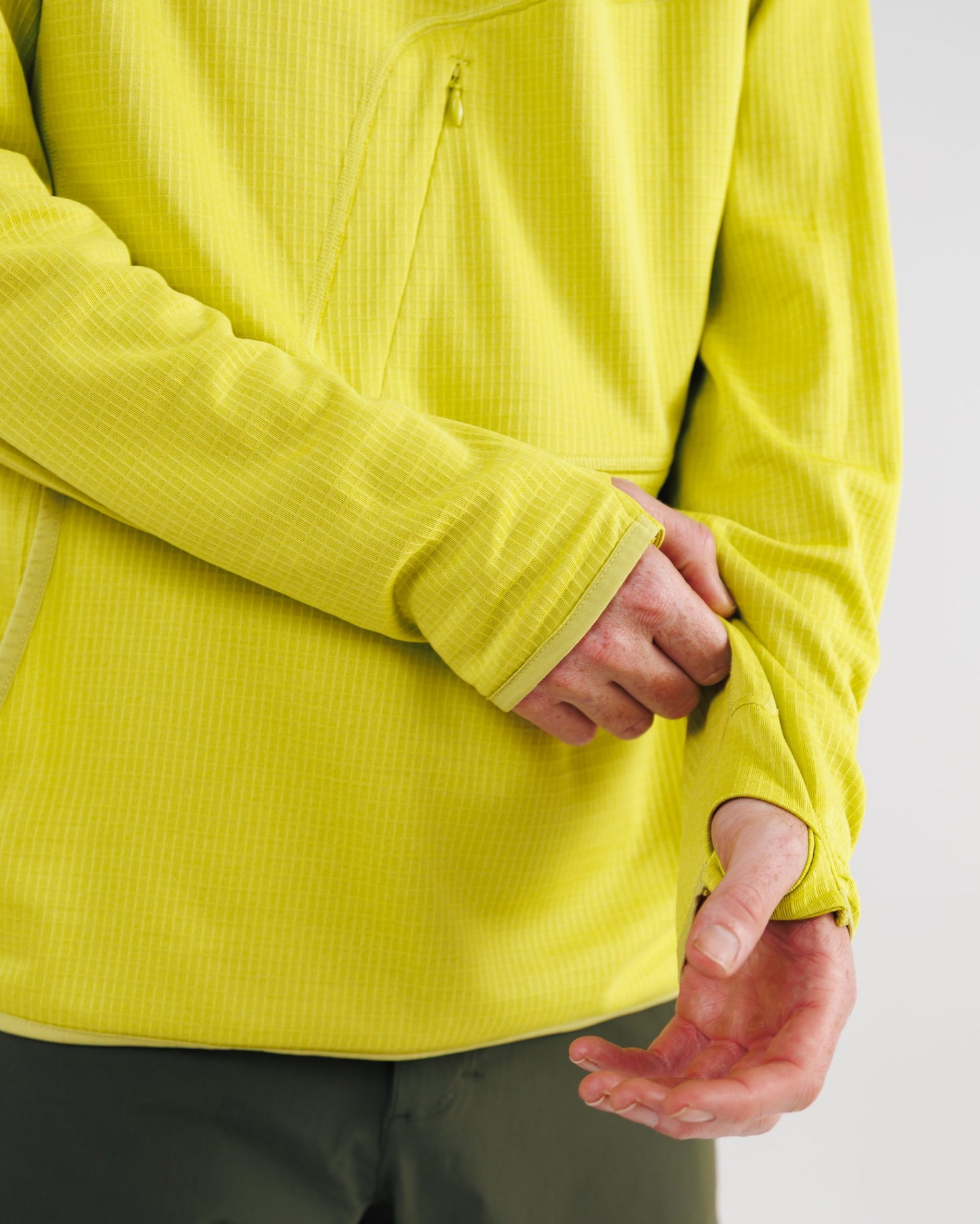 Mens Air-Grid Fleece Kepler Moss