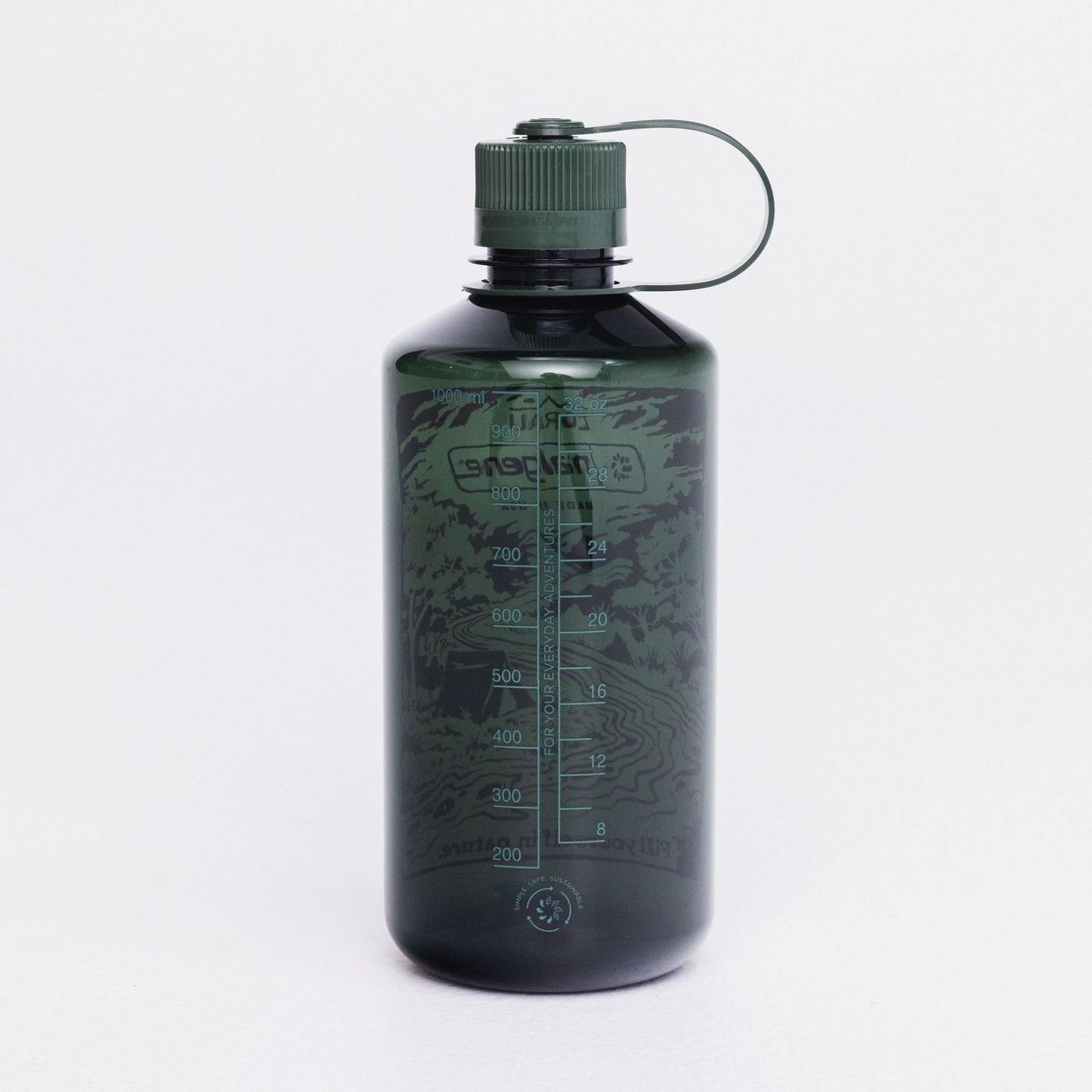 Nalgene Narrow Mouth Bottle Jade 1000ML