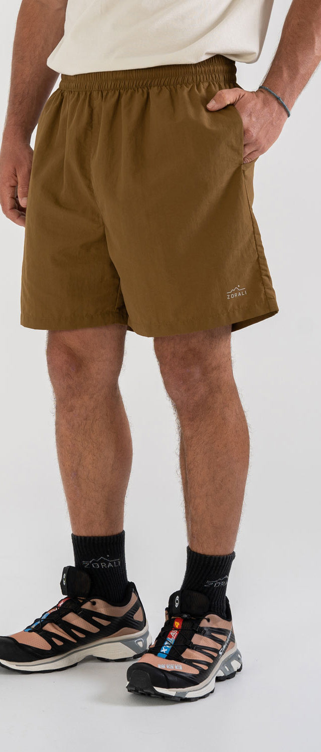Mens Rugged Recycled Short Tobacco