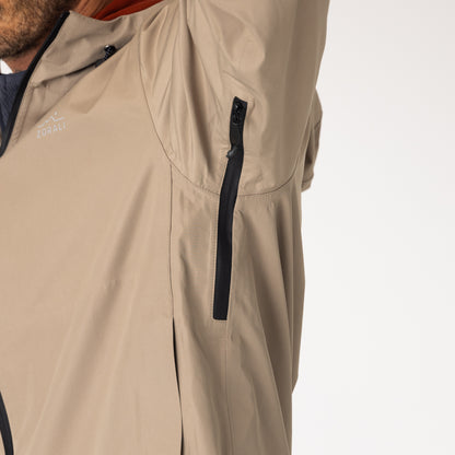 Horizon 3L Rain Jacket Stone