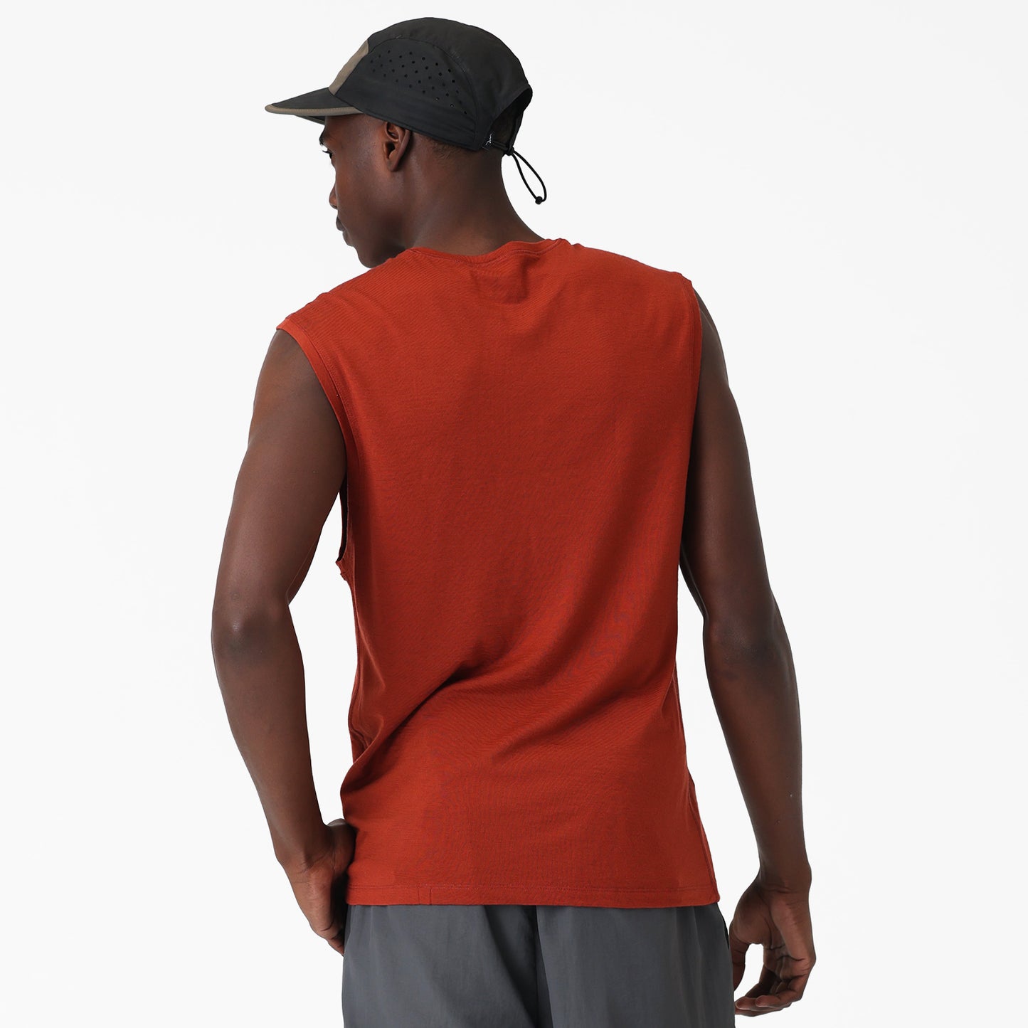 Mens Merino Tank Tannin