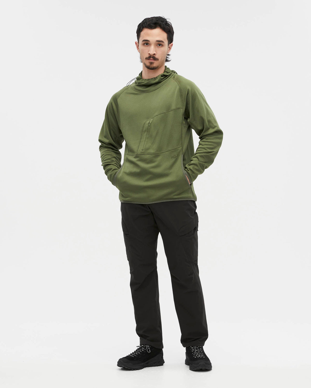 Mens Air-Grid™ Fleece Bush Green