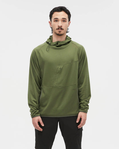 Mens Air-Grid™ Fleece Bush Green