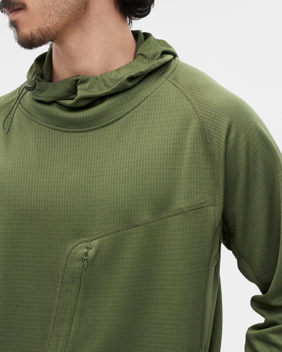 Mens Air-Grid™ Fleece Bush Green